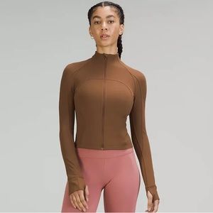 Lululemon Nulu Cropped Define Jacket - Roasted Brown